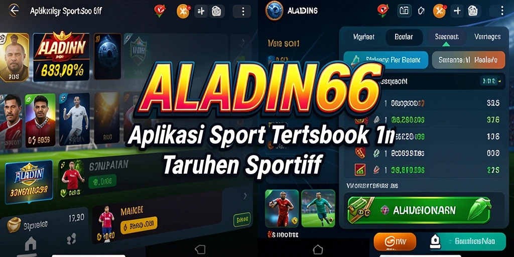 Tampilan visual game Sportsbook ALADIN66 yang menarik dan interaktif.