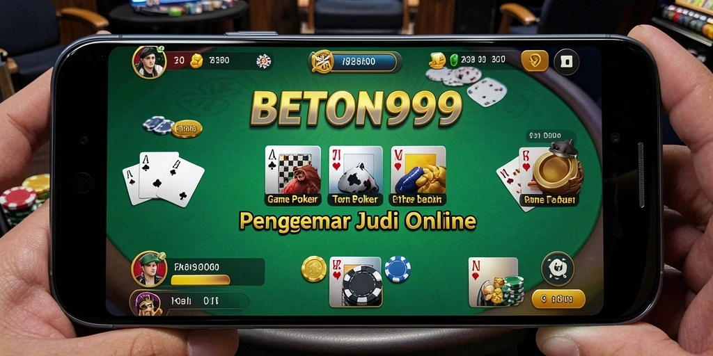 Tampilan gameplay poker yang menarik di BETON999.