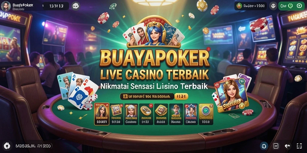 Tampilan dinamis dari gameplay BUAYAPOKER yang mendebarkan.