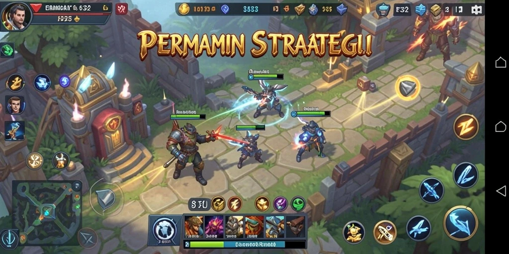 Tangkapan layar utama F32 menampilkan gameplay stratégis yang menarik.