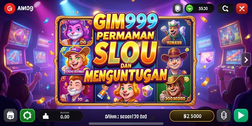 Tampilan gameplay Slot GIM999 yang menarik dan interaktif.