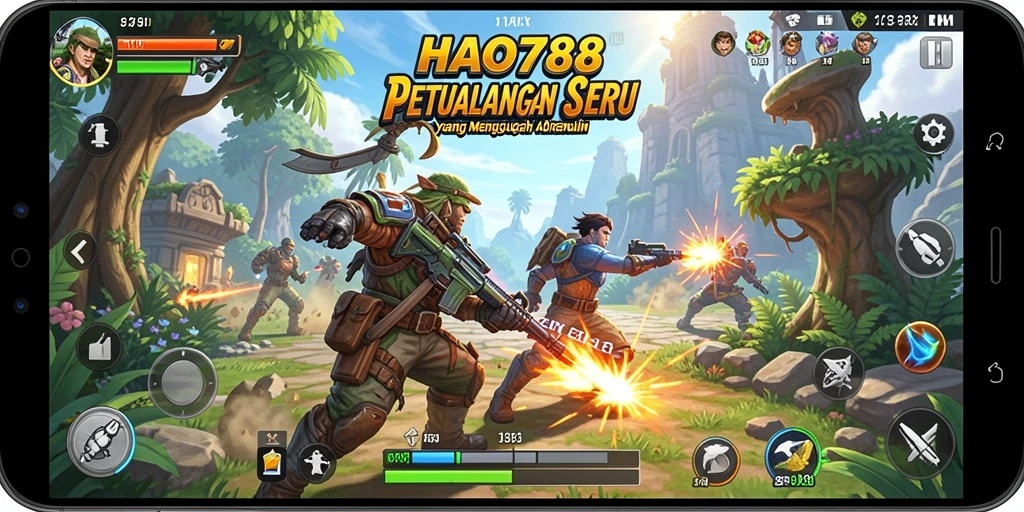 Tangkapan layar HAO788 menampilkan aksi seru dalam game petualangan.