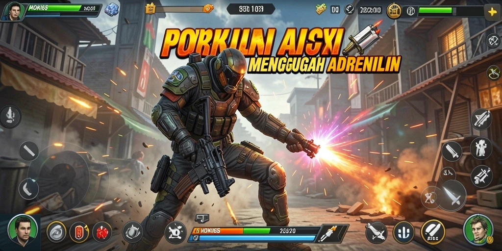 Tampilan gameplay action yang menarik di HOKI65.
