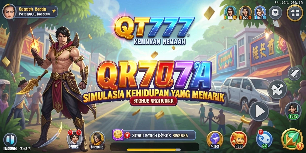 Tampilan gameplay QT777 yang seru dan interaktif.
