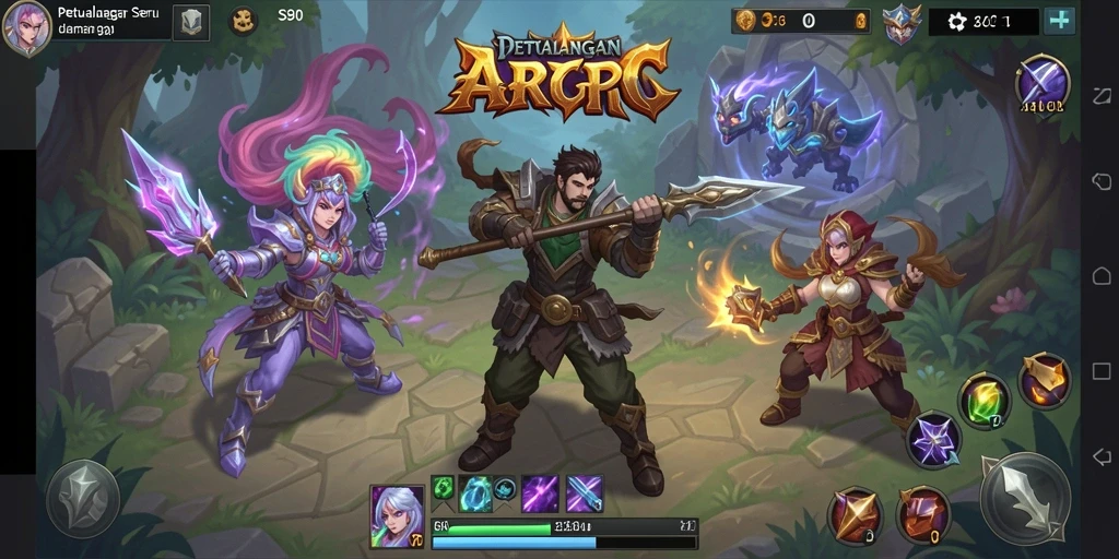 Tampilan gameplay S80 yang mendebarkan dalam petualangan ARPG.