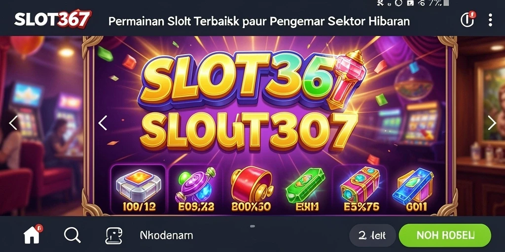 Screenshot utama SLOT367 menampilkan gameplay seru dan grafis atraktif.