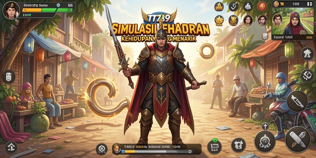 Screenshot utama TT789 menampilkan gameplay simulasi yang menghibur.