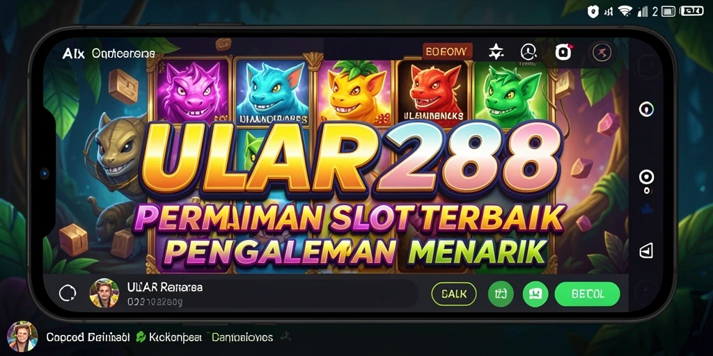 Gameplay menarik dari ULAR288 dengan berbagai simbol dan fitur bonus.