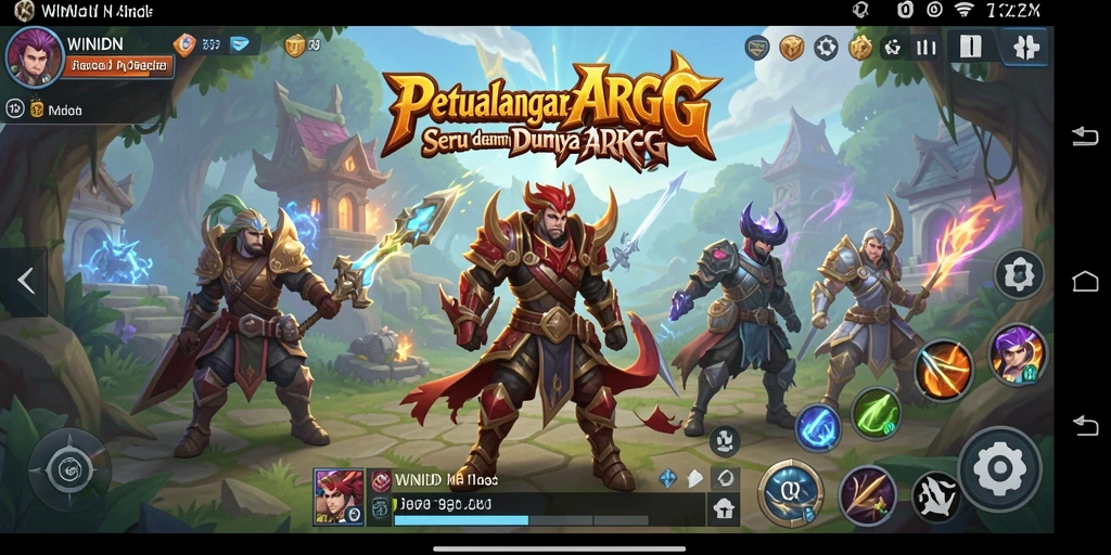 Screenshot menunjukkan aksi seru dalam gameplay ARPG.