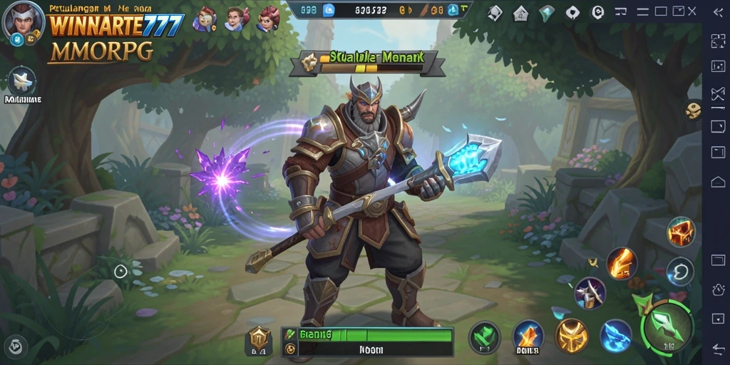 Tampilan gameplay seru di dalam <strong>WINRATE777</strong> menampilkan pertarungan yang mendebarkan.