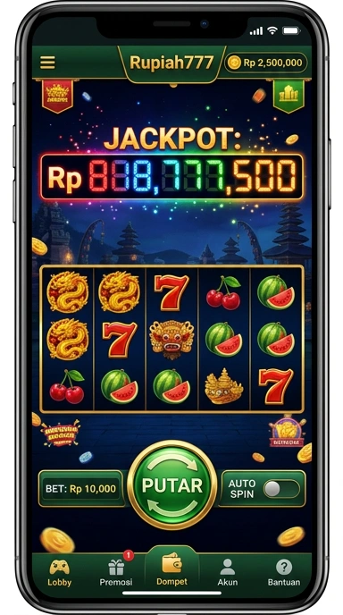 Tampilan utama aplikasi rupiah777 dengan berbagai pilihan aplikasi.